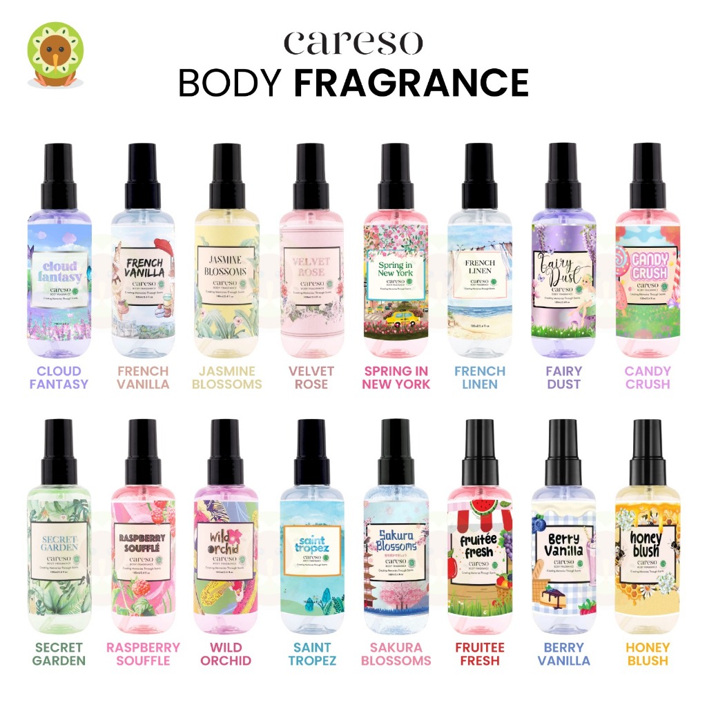 Jual CARESO BODY FRAGRANCE 100ML - BODY MIST CARESO - PARFUM CARESO