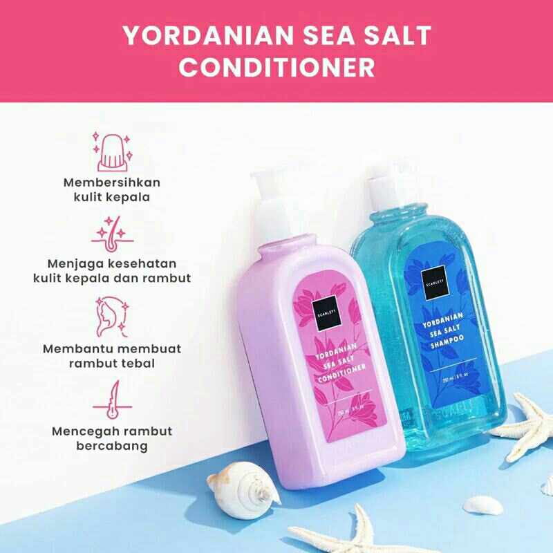 Jual Scarlett Shampo dan conditioner 250ml Shopee Indonesia