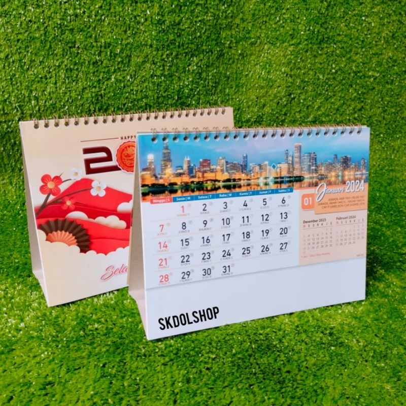 Jual Kalender Meja 2024 Kalender Meja Standar 2024 KM 03 Metropolitan ...