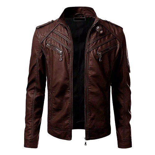 Jual yesidostore.id - Jaket Kulit Motor Pria Model Jalanan Siboy Street