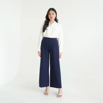 Rose Basic Cullote Premium CF1797 By SONIA Kulot Highwaist Basic Panjang Karet