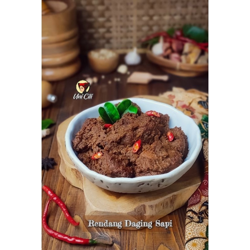 Jual Rendang Daging Sapi Asli Padang Super Hemat Enak Uni Cili Gram Shopee Indonesia