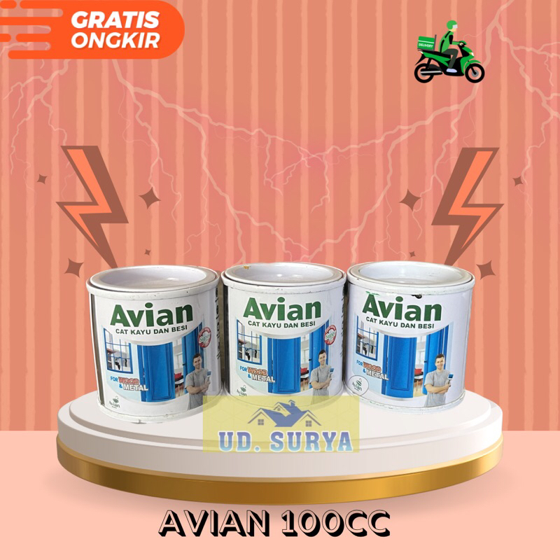 Jual Cat Avian 100cc Cat Kayu Dan Besi Shopee Indonesia 4963