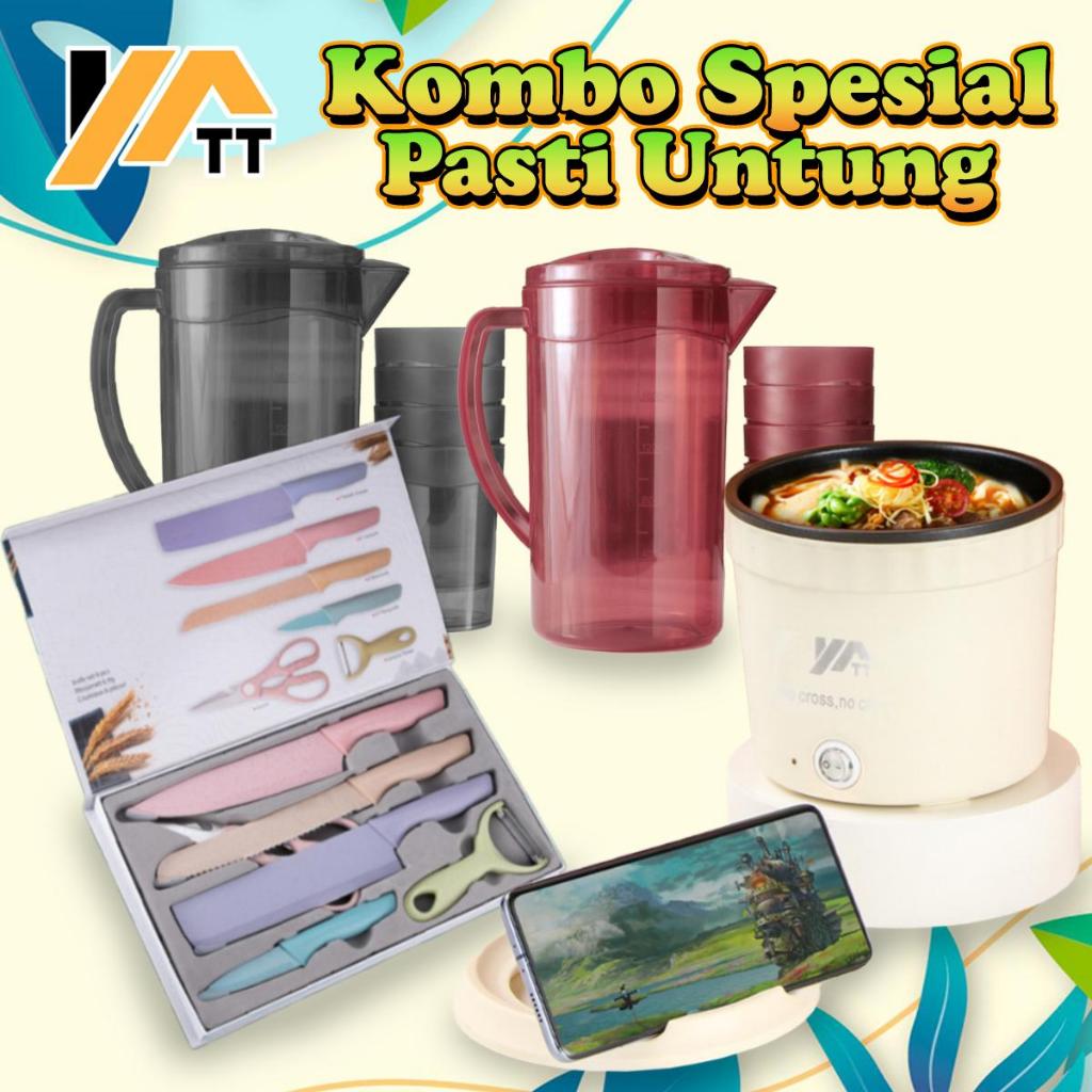 Jual (YATT) COMBO MURAH!! Panci Listrik / Mini Rice Cooker Multifungsi