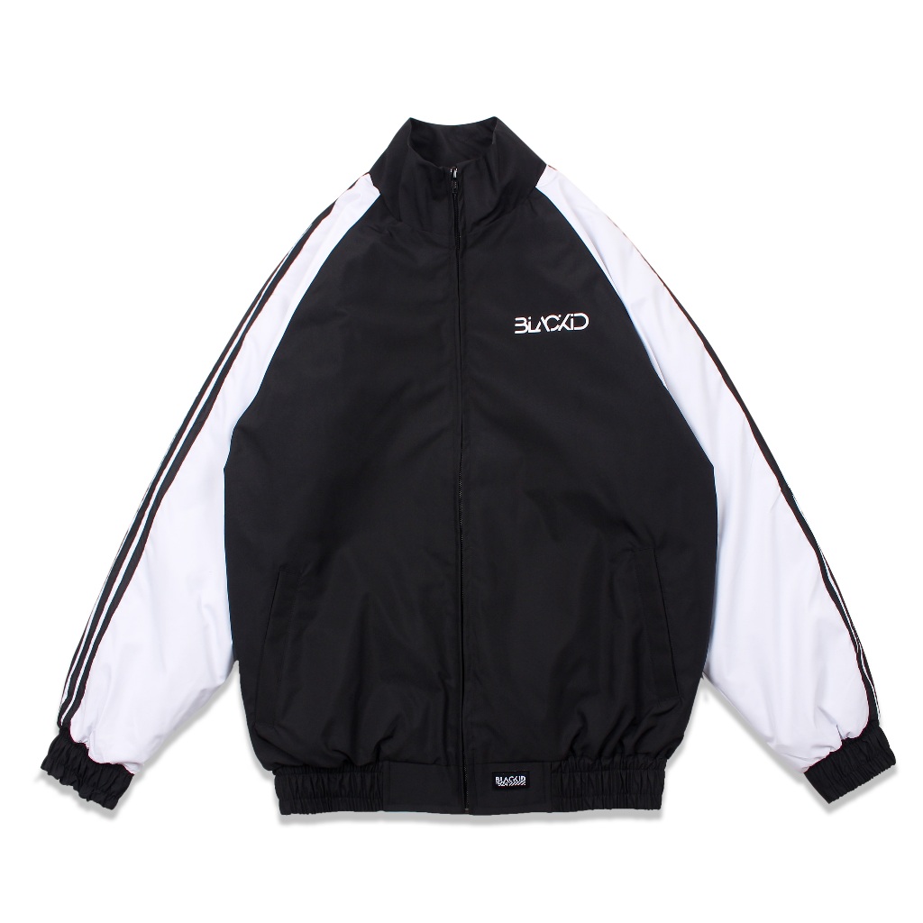 Jual Black ID - Jacket Tracktop Pria Lengan Panjang Black White | JKT ...