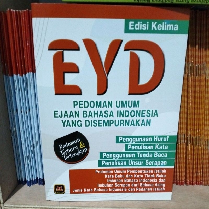 Jual EYD PUEBI PEDOMAN UMUM EJAAN BAHASA INDONESIA YANG DISEMPURNAKAN ...