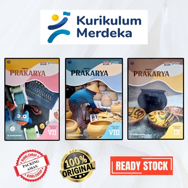 Jual Buku Prakarya Untuk SMP / MTS Kelas 7 8 9 - Kurikulum Merdeka ...