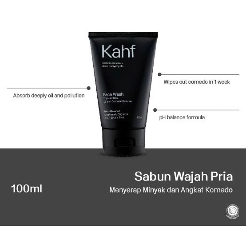 Jual KAHF Face Wash Kahf Face Scrub 100 ML Shopee Indonesia