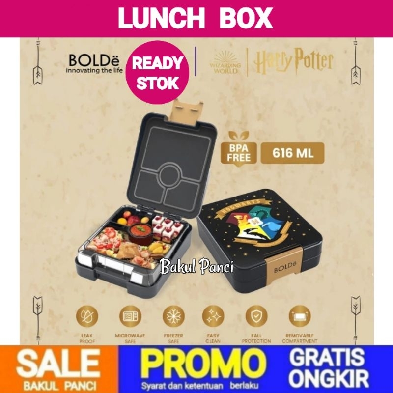 Jual BOLDE LUNCH BOX HARRY POTTER BENTO BOX TRITAN KOTAK BEKAL