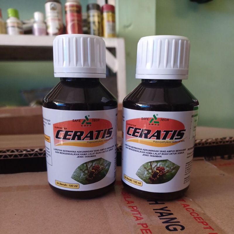 Jual INSEKTISIDA SURFAKTAN PEMBASMI LALAT BUAH CERATIS 100 ML | Shopee ...