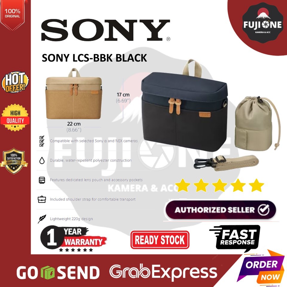 Sony LCS-U20 Housse de transport pour Appareil Photo Reflex/Caméscope Noir