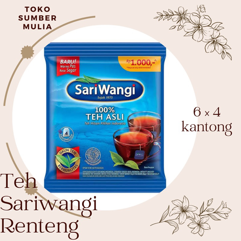 Jual Teh Sariwangi Renteng Renceng Sachet | Shopee Indonesia