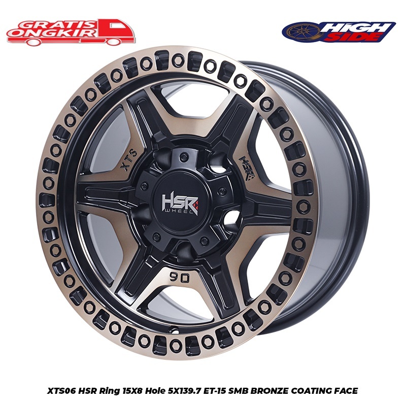 Jual Velg Racing Mobil Taft,Katana,Jimny,Escudo,Jeep Cj Hsr Ring 15