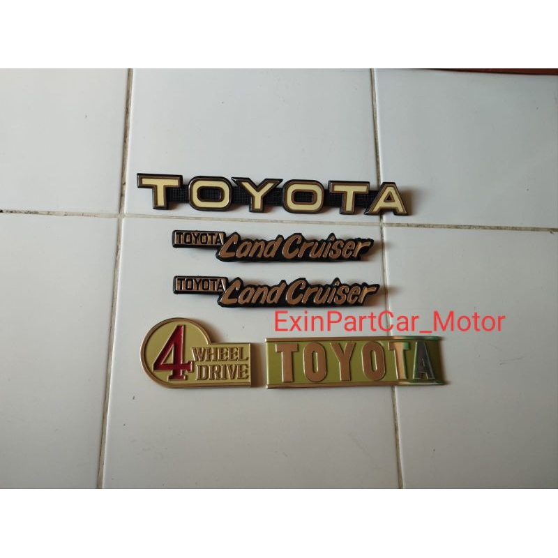 Jual EMBLEM STIKER MOBIL TOYOTA HARDTOP 2F LAND CRUISER | Shopee Indonesia