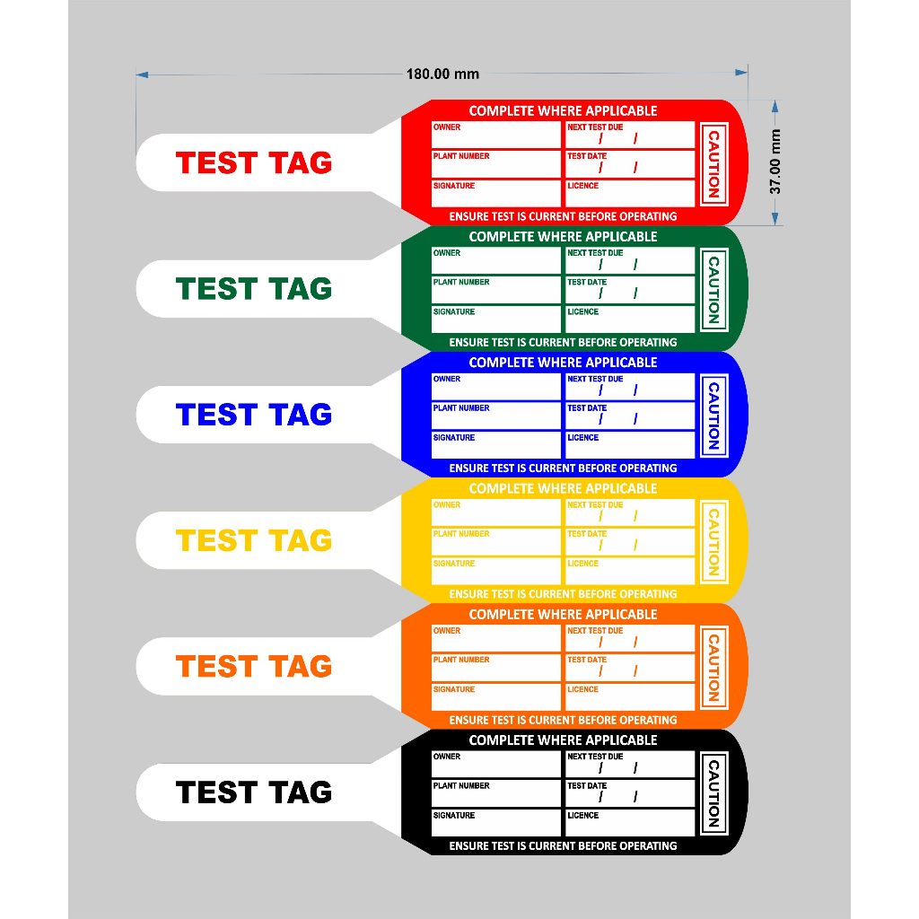 Jual Test Tag Elektrik / Tagging elektrik | Shopee Indonesia