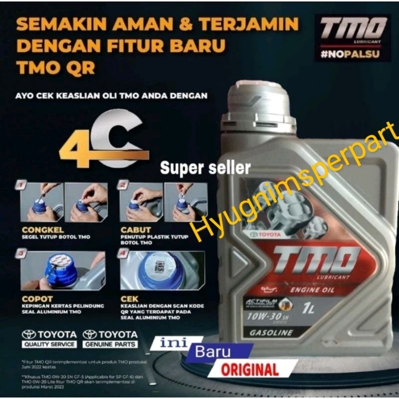 Jual TMO 10w-30 SN 1L | Shopee Indonesia