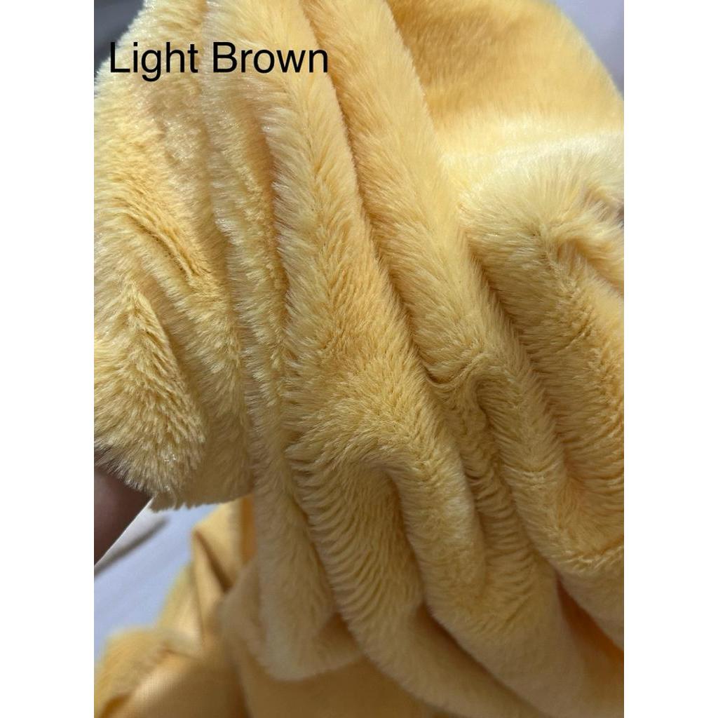 Jual Kain Bulu Rabbit Fur/ Kain Bulu Kelinci Halus/Bulu Korea Halus Dan ...