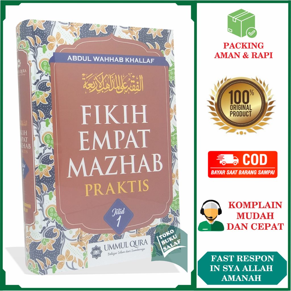 Jual Fikih Empat Mazhab Praktis Jilid 1 Original Buku Fiqh Fiqih 4