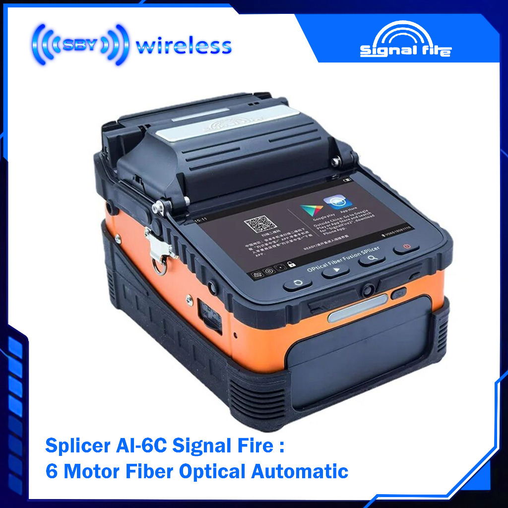 Jual Splicer AI-6C Signal Fire : 6 Motor Fiber Optical Automatic Fusion ...
