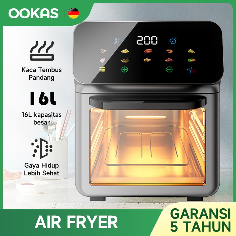 Jual Air Fryer low watt penggorengan udara fryer tanpa minyak 16L