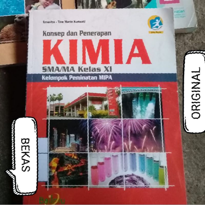 Jual Buku Konsep Dan Penerapan KIMIA Kelas 11 XI 2 II SMA MA SMK MAK ...