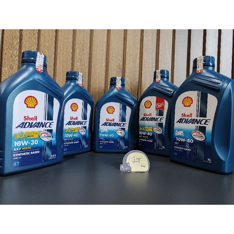 Jual Oli Shell Advance 10W-30 AX7 Matic 800ml | Shopee Indonesia