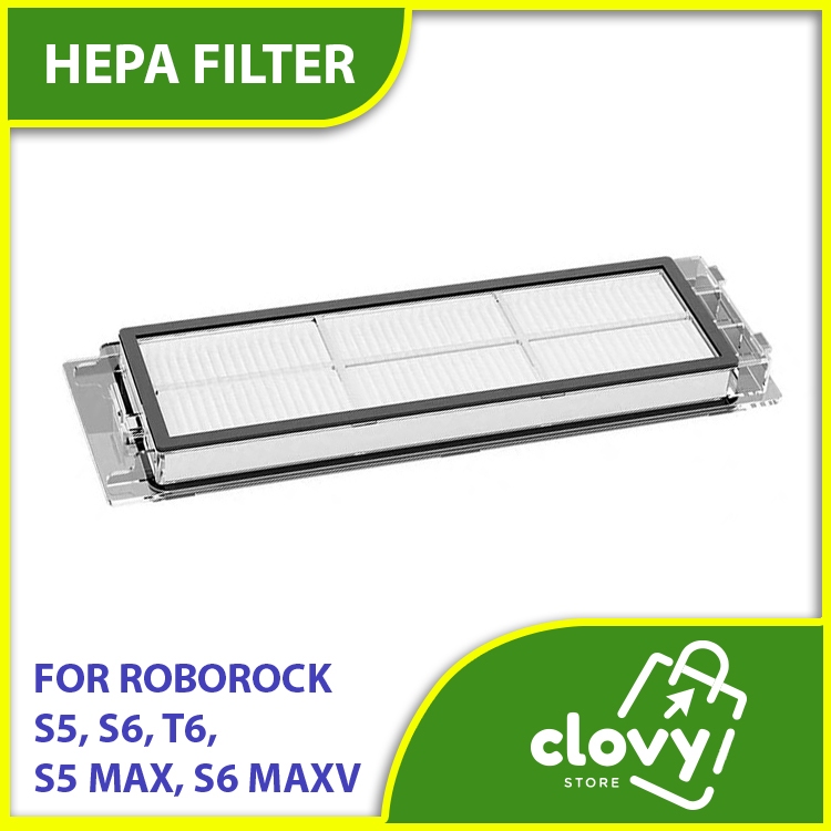 Hepa Filter for Roborock S5, S6, T6, S5 MAX, S6 MAXV Robot Vacuum  Accessories