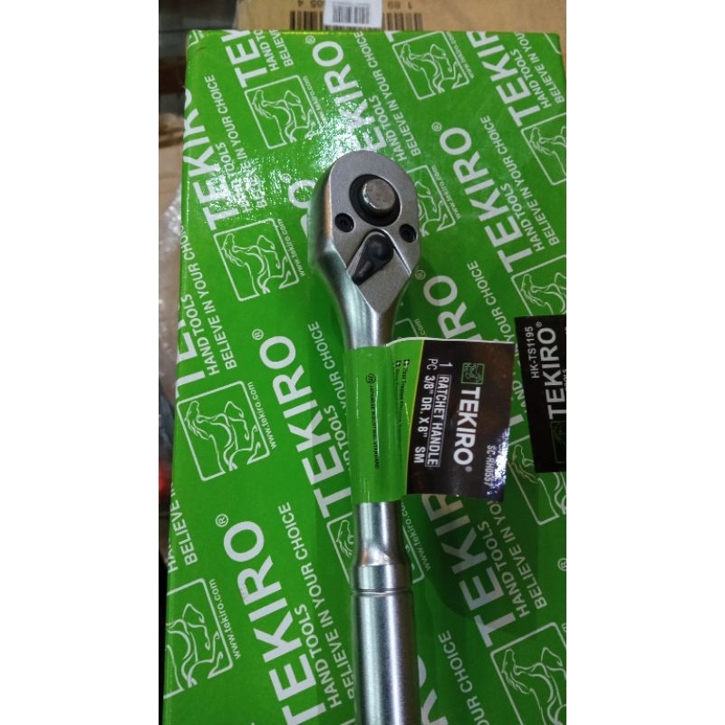 Jual Tekiro Rachet Handle Gagang Besi 3/8 x 8
