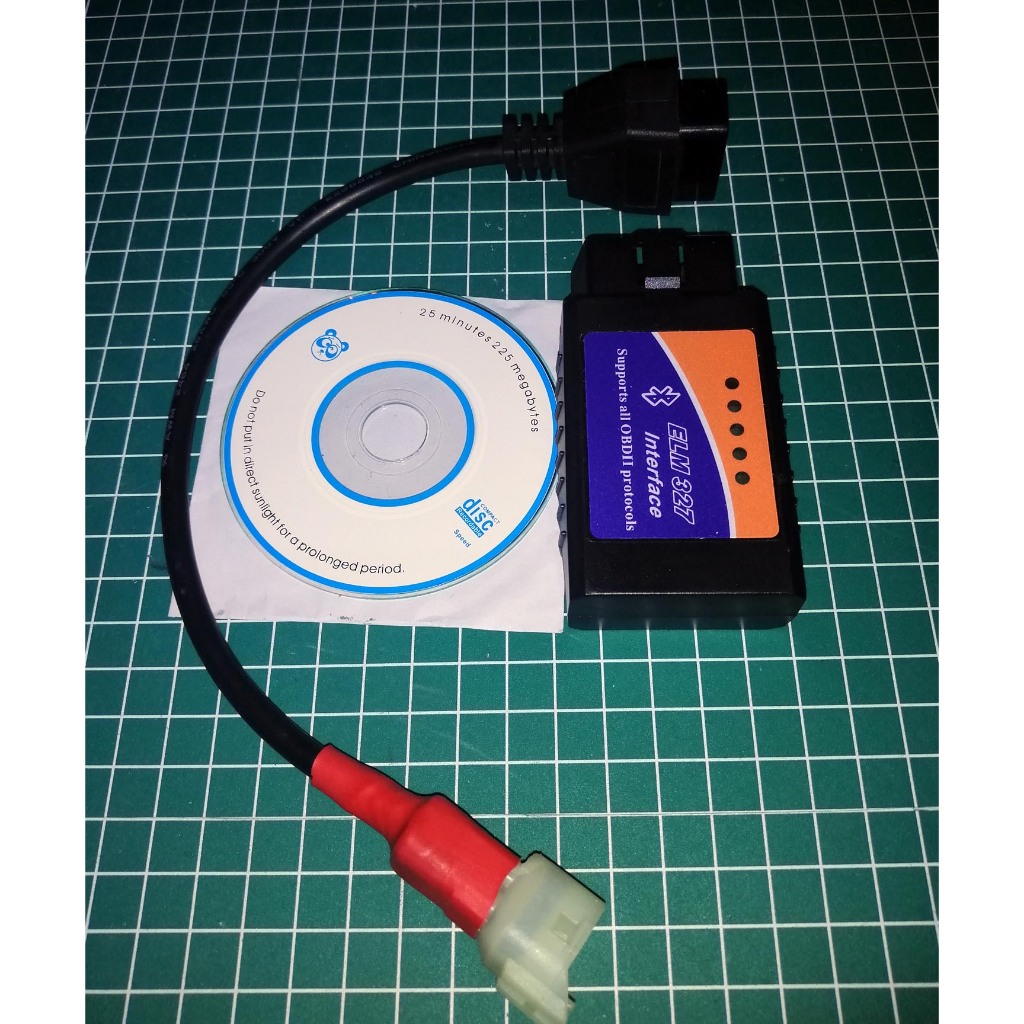 Jual Scanner Scan Sepeda Motor OBD2 Bluetooth Adapter OBD2 To Honda ...