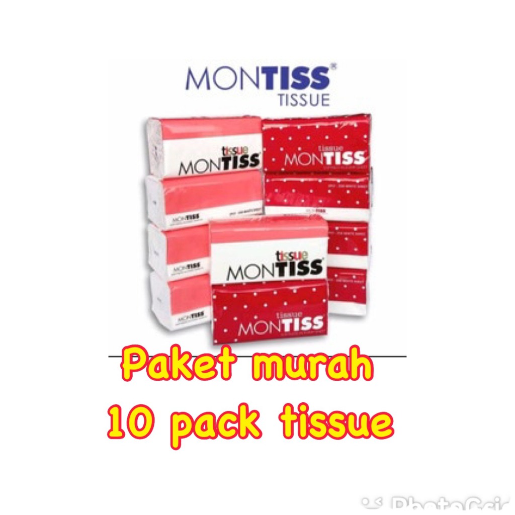 Jual MONTISS FACIAL TISSUE 150 SHEETS 2 PLY TISU WAJAH HALUS LEMBUT ...