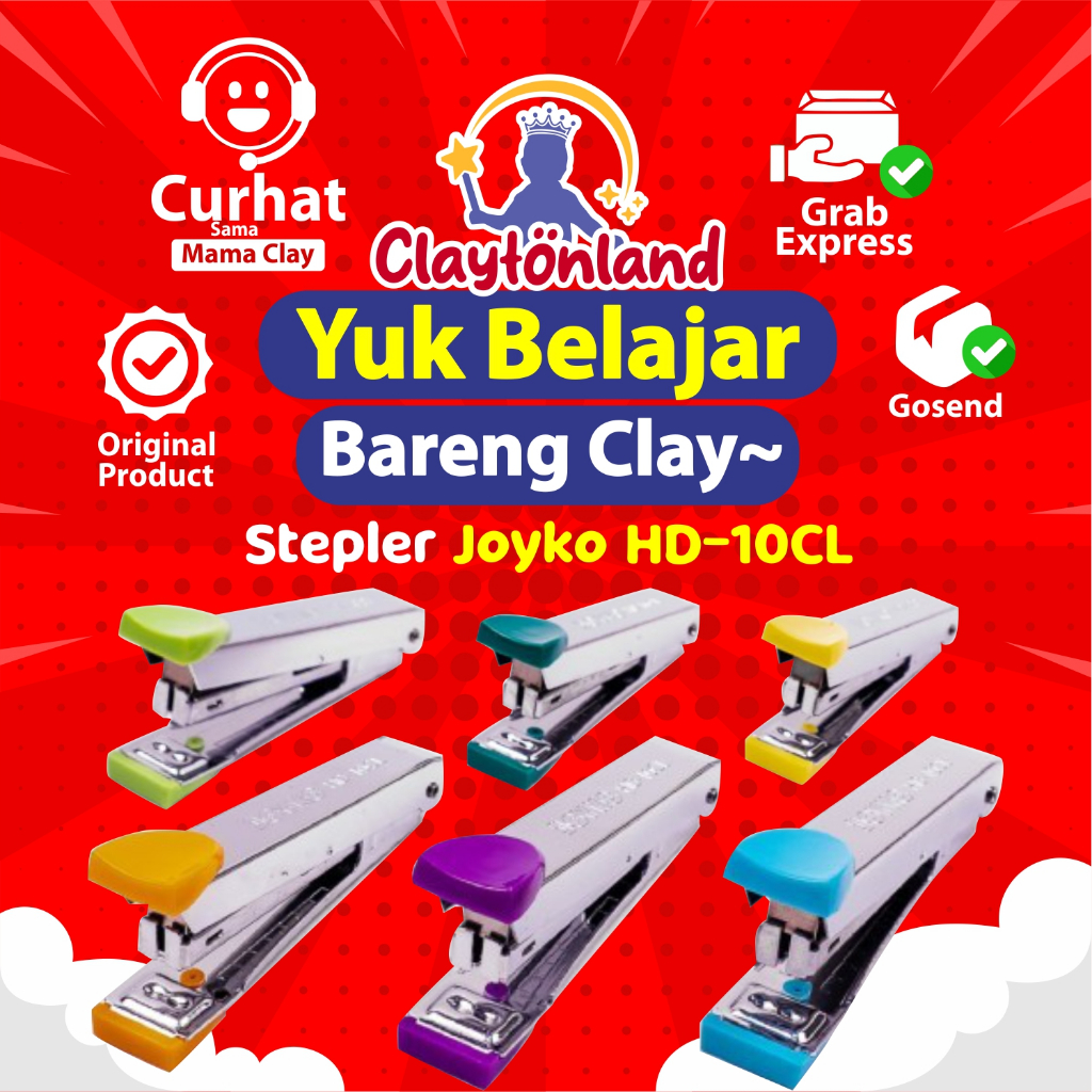 Jual Stapler Stepler Jepretan Joyko Hd 10cl Alat Staples Hd 10 Cl