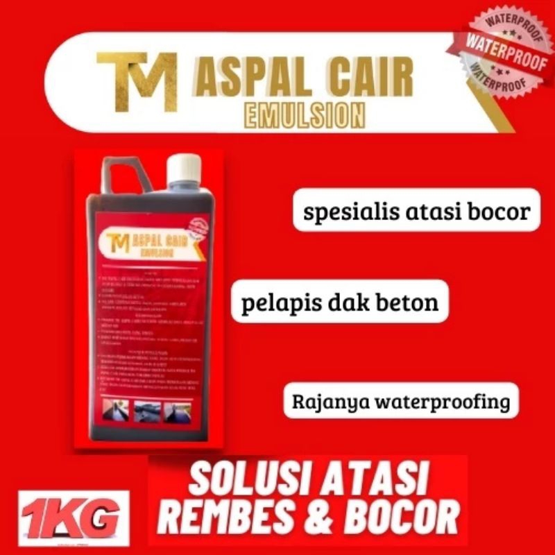 Jual Aspal Cair Emulsion Anti Bocor 1 Kgwaterproofing 1kgpelapis Anti Bocor Shopee Indonesia 5255