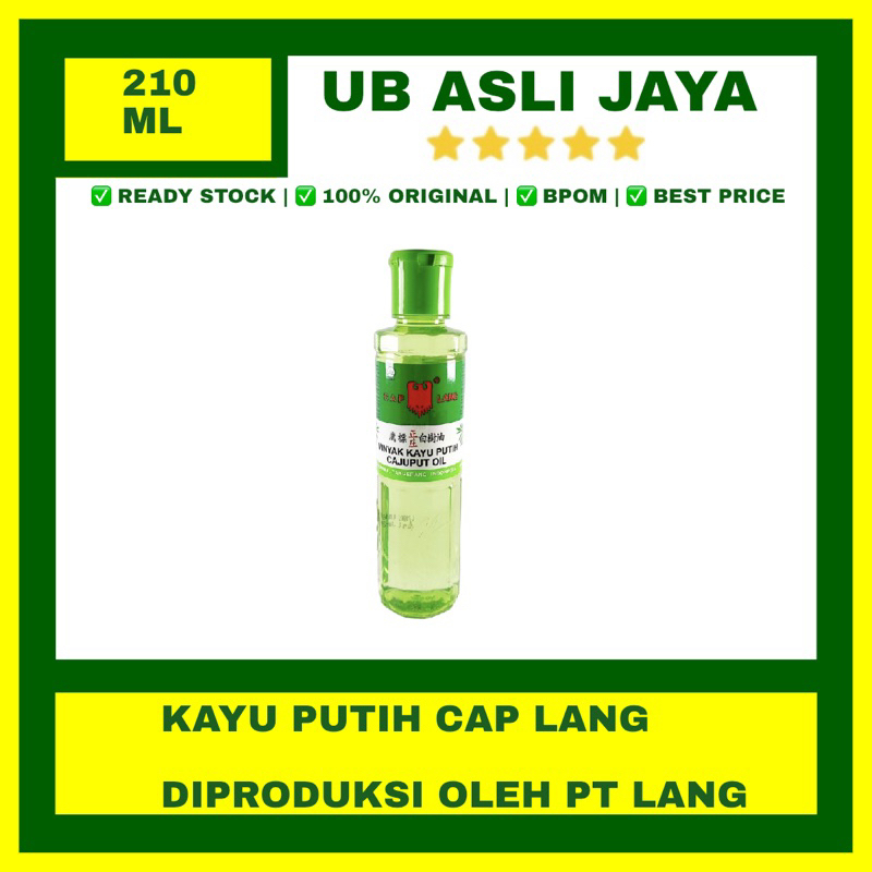 Jual Minyak Kayu Putih Cap Lang 210 Ml Original | Shopee Indonesia