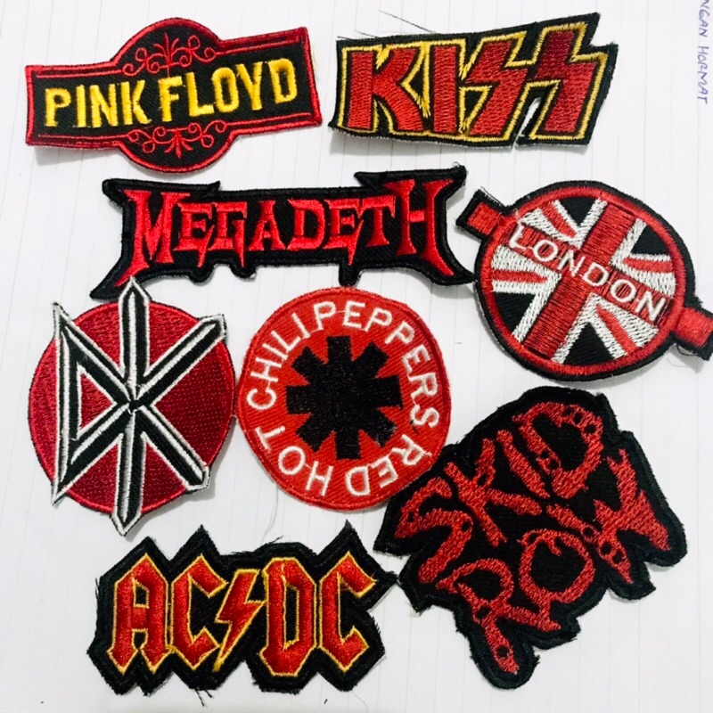 Patch Rétro Micro Vintage - Musik Flicken - 11,5 X 4,3 Cm - Neuf - Argent/gris
