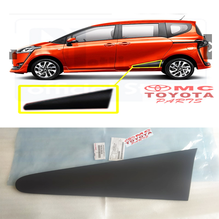 Jual List Body Side Body Moulding Pintu Samping Kiri Toyota Sienta D Shopee Indonesia