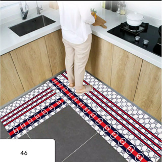 Jual Karpet Keset Kaki Dapur MEWAH LV Set 2Ps Panjang Kitchen Mat