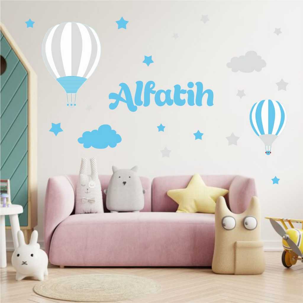 Jual Stiker Dinding Wallsticker Custom Nama Alfatih Shopee Indonesia