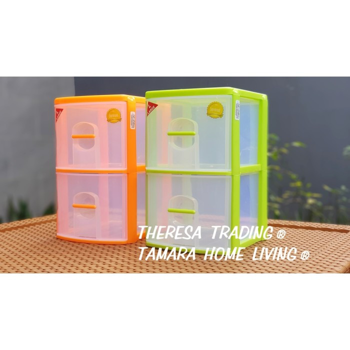 Jual Laci Mini Container Susun 2 Shinpo 344 L2 / Rak CD VCD DVD Kotak ...