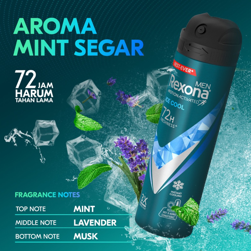 Jual Rexona Men Deodorant Motion Activated Spray | Shopee Indonesia