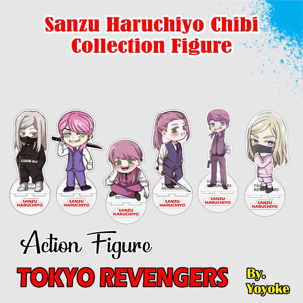 Jual Action Figure Haruchiyo Sanzu Bonten Gang Toman Gang Chibi ...