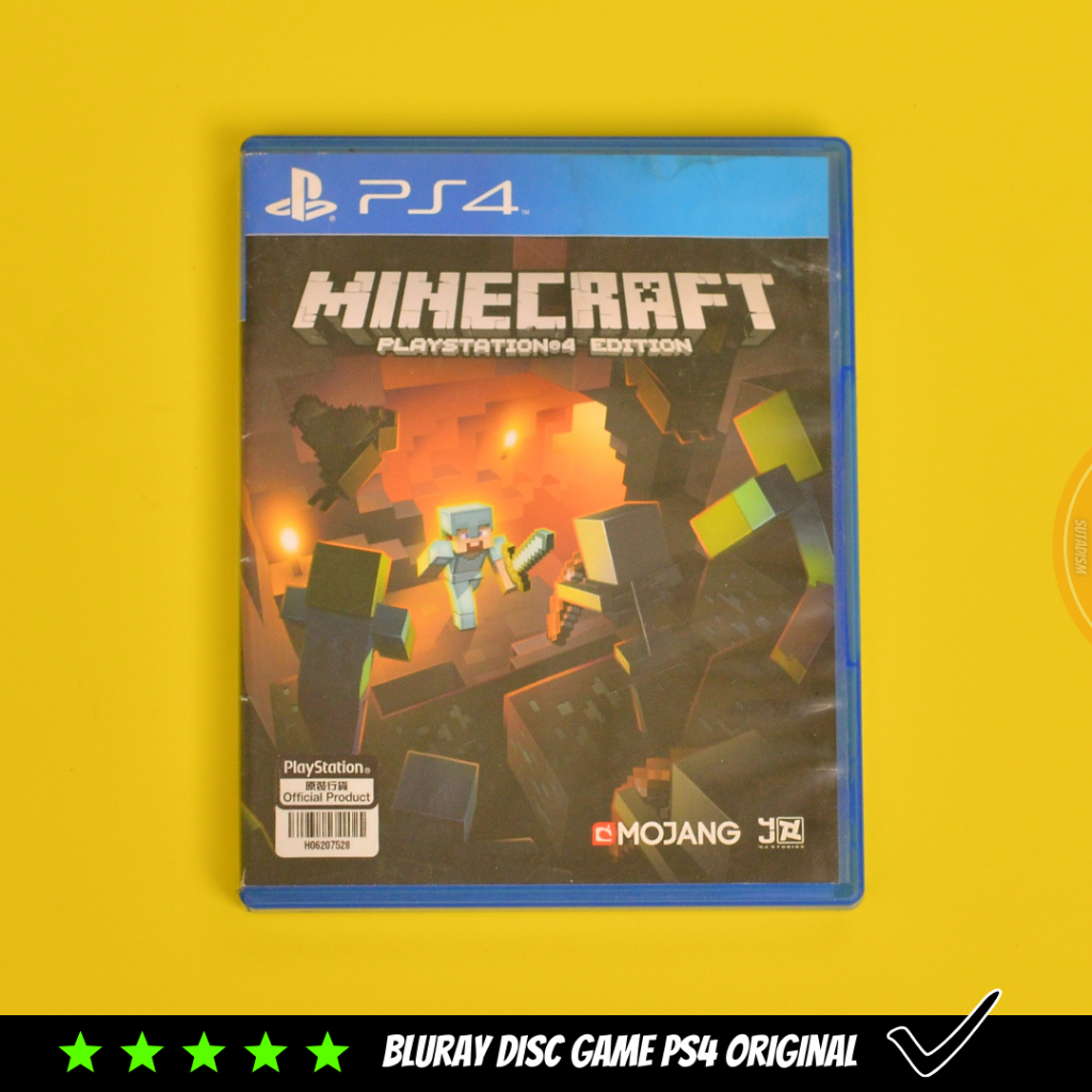 Jual Kaset Game BD Minecraft Blueray Disc Playstation 4 PS4 Edition ...