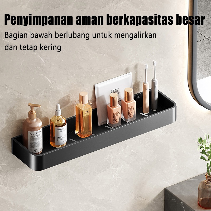 Jual MEIDOO Rak Kamar Mandi Aluminium Tempel Dinding Instalasi Bebas ...