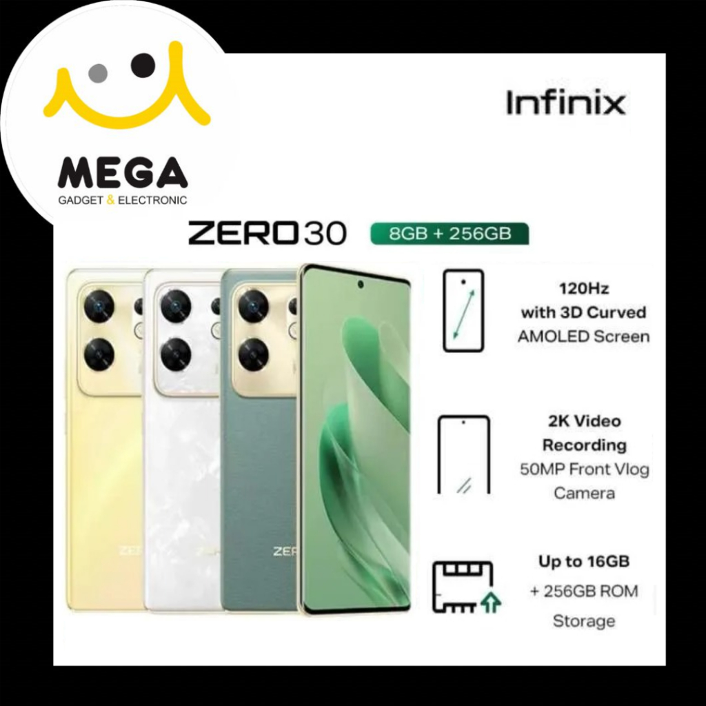 Jual Infinix Zero 30 4G 8GB + 256GB Garansi Resmi Infinix Indonesia ...