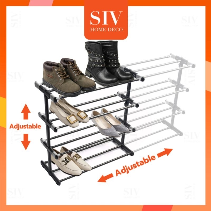 Jual SIV Rak Sepatu Yang Dapat Disesuaikan Rak Sepatu Besi Rak Sepatu ...
