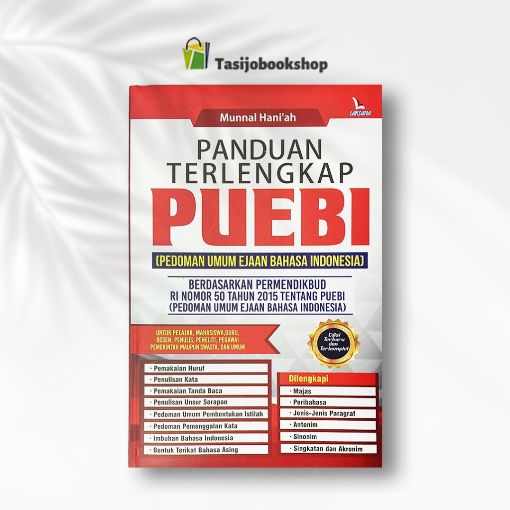 Jual BUKU PANDUAN TERLENGKAP PUEBI PEDOMAN UMUM EJAAN BAHASA INDONESIA ...
