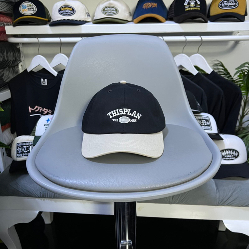 Jual Topi Pria Caps Baseball Polocaps Black Cream Thisplan | Shopee ...