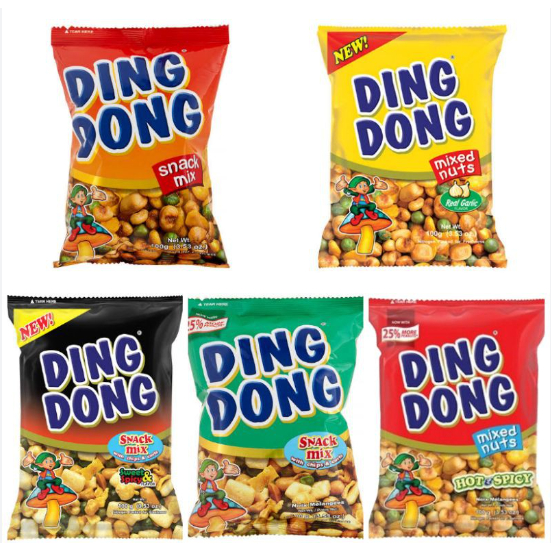 Jual Ding Dong Mixed Nuts Garlic Cemilan Kacang Campuran Original