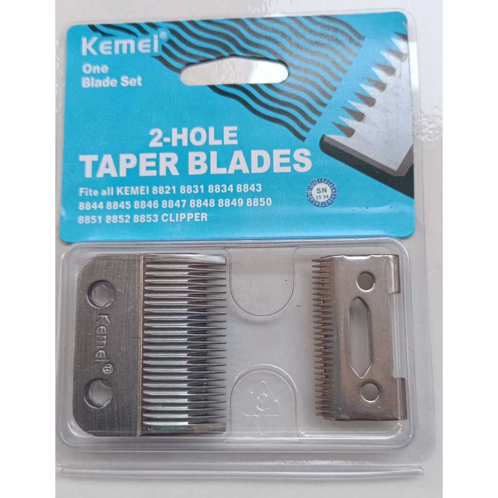 Jual Spare Part Mata Pisau Alat Cukur Rambut Original Kemei Biru ...
