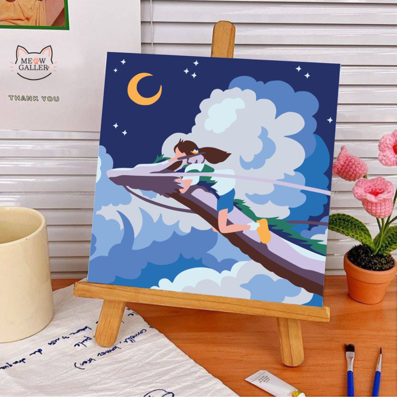 Jual Paint By Numbers KIT - Studio Ghibli - Painting KIT | Shopee Indonesia