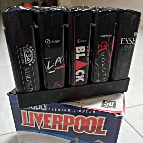 Jual Pemantik Korek Api BARA Magnet Gas G2000 Liverpool Rokok Series UL ...